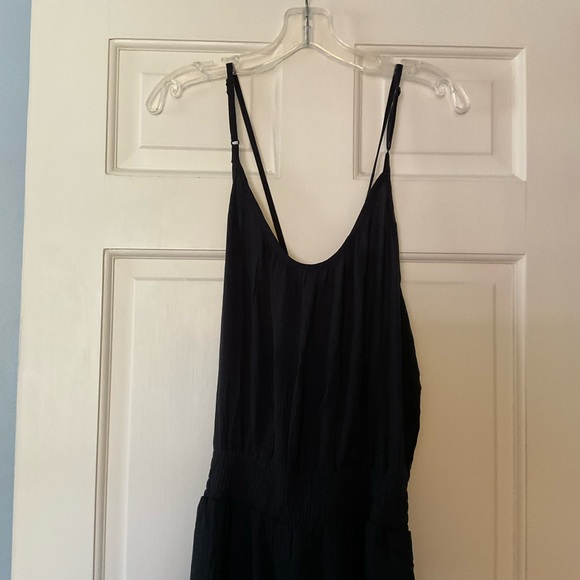 prAna Fernie Wide Leg Jumpsuit Swim Cover Up Black Size XL NWT - Picture 4 of 9